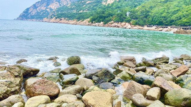 海边石头海景