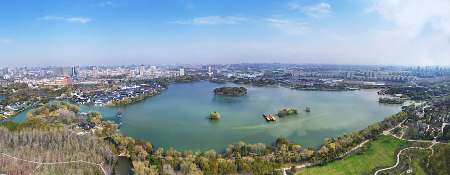 嘉兴南湖全景