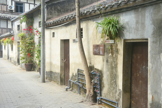 深圳甘坑客家小镇村落街道