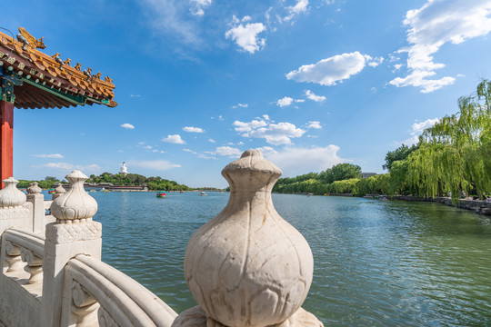 北京北海建筑风景