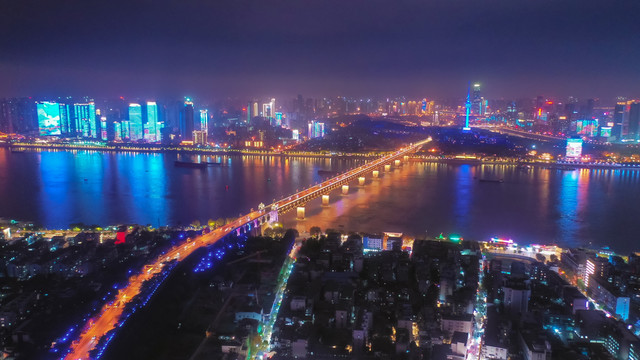 武汉黄鹤楼夜景