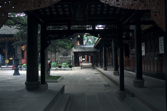 寺院長廊