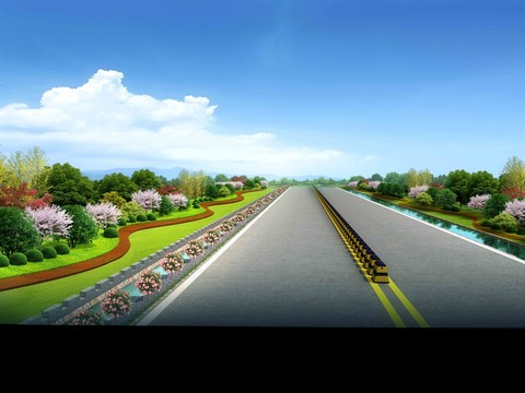 道路景觀帶