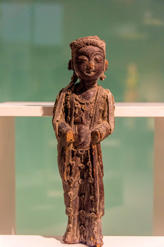 南京博物院宋代木雕供养人像