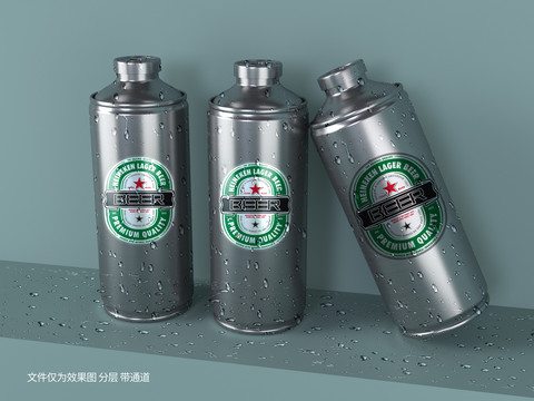 啤酒效果圖