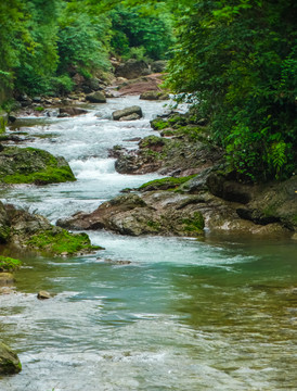 青城后山河流