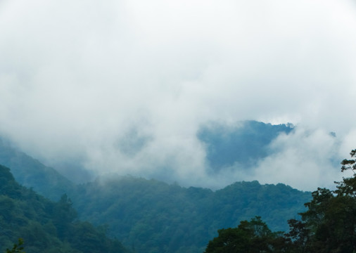 云雾群山