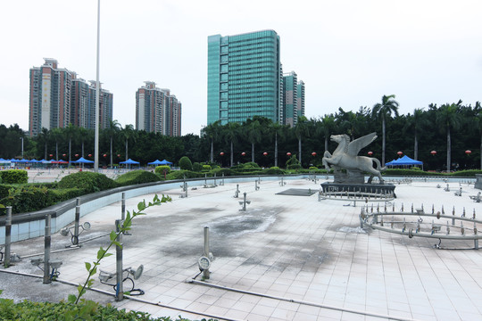 街道广场风景