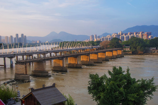 泉州笋江桥城市风景