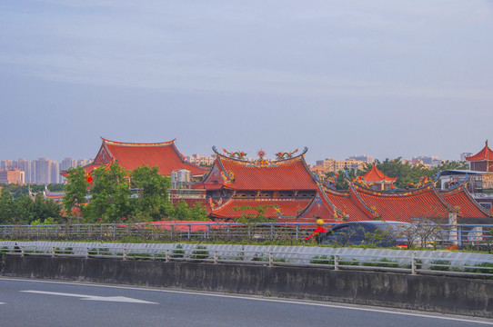 泉州霞洲妈祖宫全景