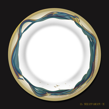 陶瓷復(fù)古藝術(shù)餐具花紙設(shè)計