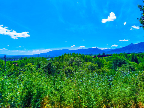 奇秀秦岭山脉自然风光美景