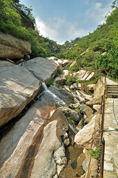 河北石家庄平山县藤龙山风景区