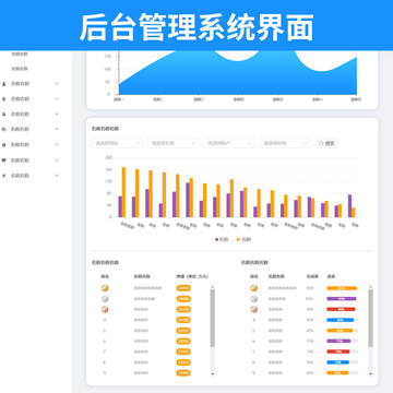 后台管理系统界面UI设计