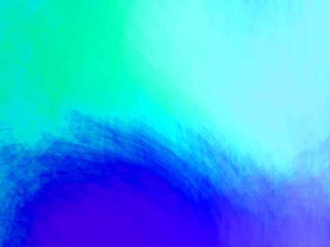 藍色幾何地毯
