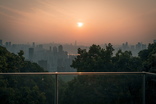 重庆黄桷垭老街观景平台