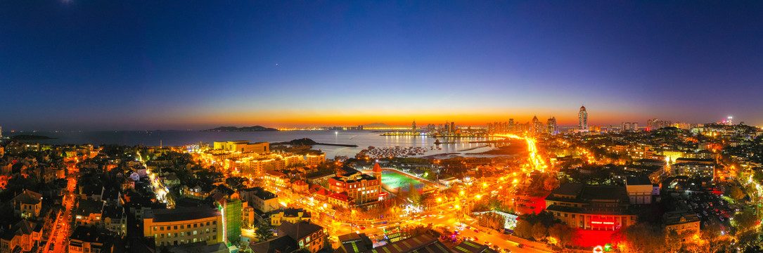 青岛城市夜景