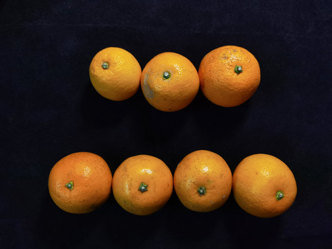 两个柑橘