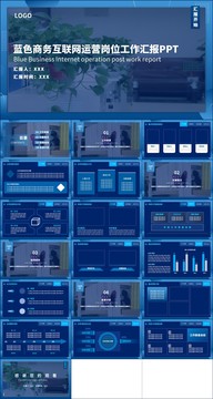 互联网运营岗位工作汇报PPT