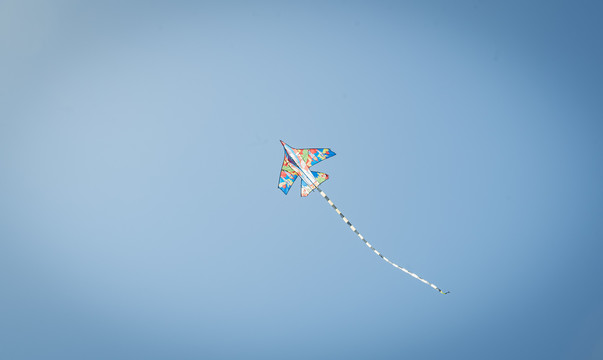 天空中飞翔的风筝
