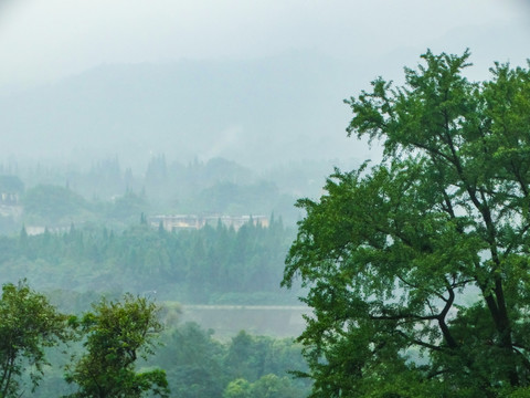 云雾群山