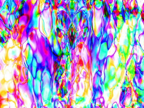 幻彩炫彩幾何線條圖案