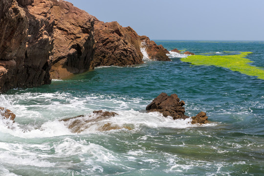 海边岩石大海风光