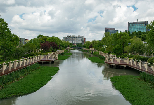 郊野河道风光