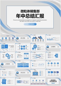 销售年终年中总结汇报PPT