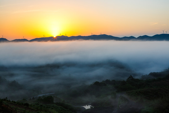 圣境山日出