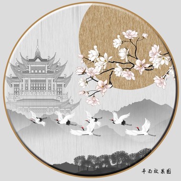 水墨花鳥