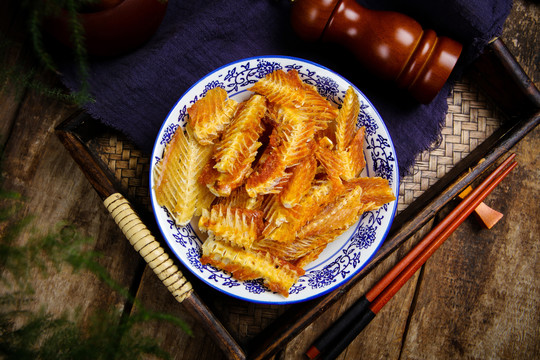 香酥鱼排烤鱼骨