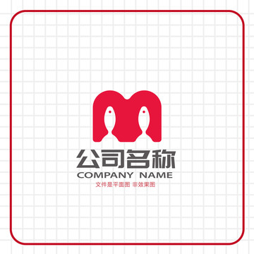 M字母标志