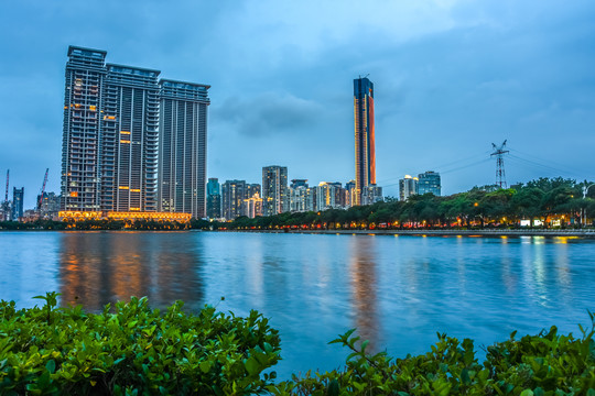 筼筜湖夜景