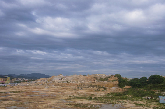 山岗土地平整