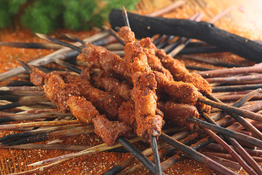 红柳羊肉串