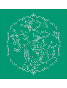 喜上眉梢屏風(fēng)