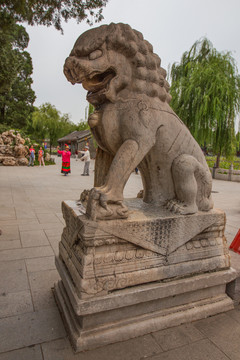 北海公园永安寺石狮