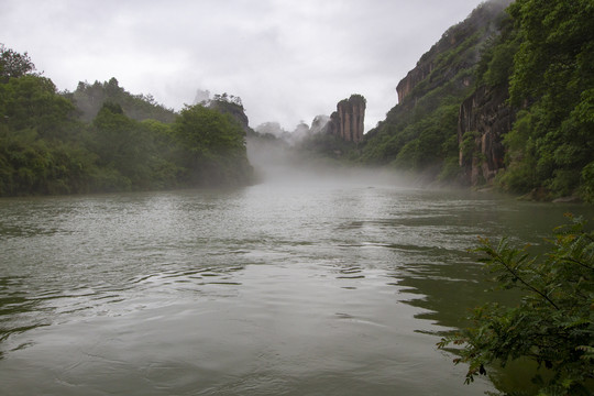 福建武夷山玉女峰风光