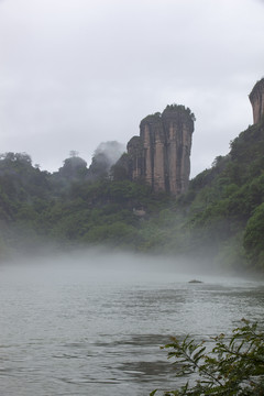 福建武夷山玉女峰风光