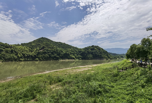 延平区大横镇博爱村乡村景色