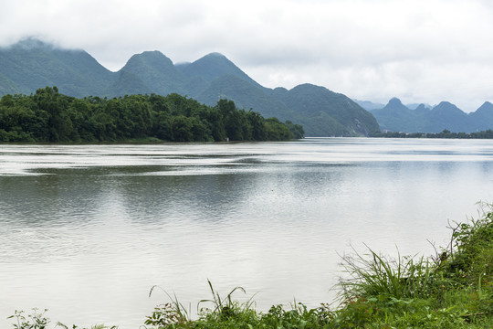 山水河流