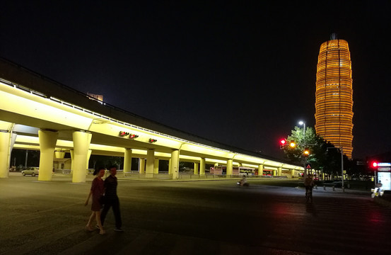 郑州东新区CBD夜景