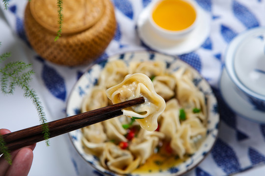 好吃美味的蒸馄饨