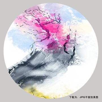抽象酒店裝飾畫