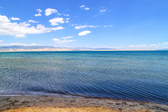 青海湖沙岛