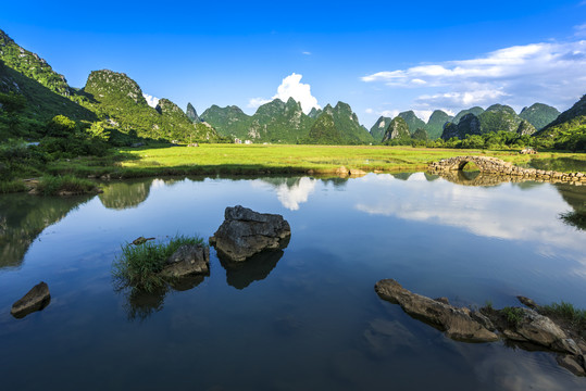 桂林山水田园风光