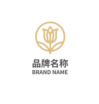 花字母logo