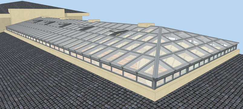 电动天窗玻璃顶设计方案