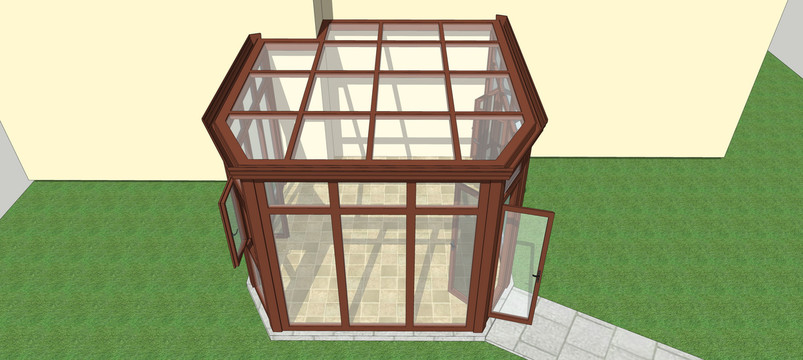 陽光房3D效果圖
